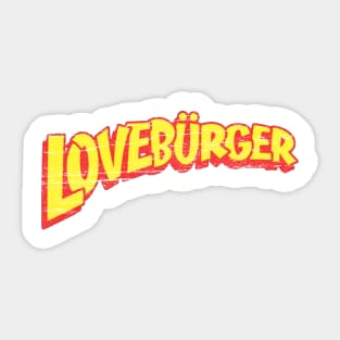 Loveburger Sticker